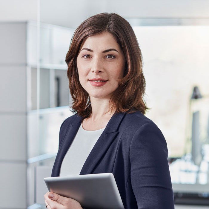 Portrait of a female marketing director
