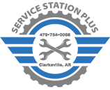 The Service Station auto repair logo featured in Tuba Marketing Solution’s portfolio